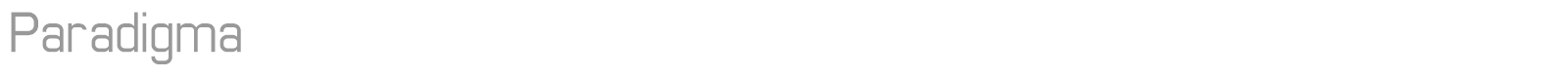 Paradigma font preview